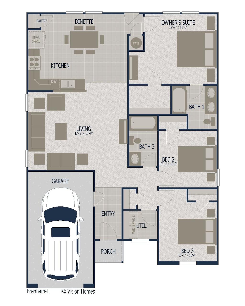 T13 (Brenham) Floorplan